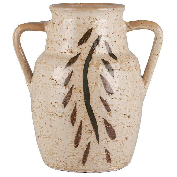 Vase m/hanker bladmønster