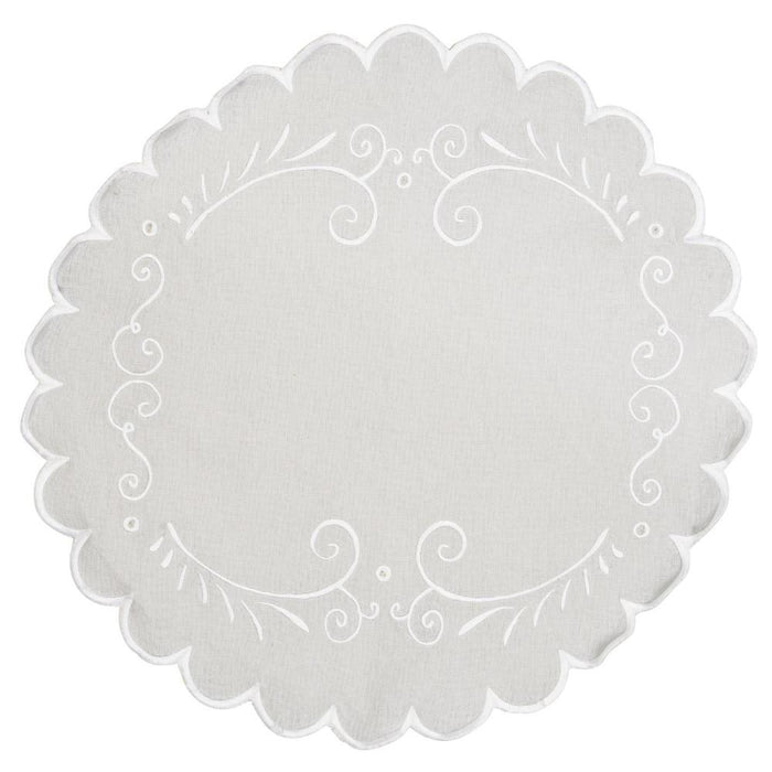Brødserviett m/broderi