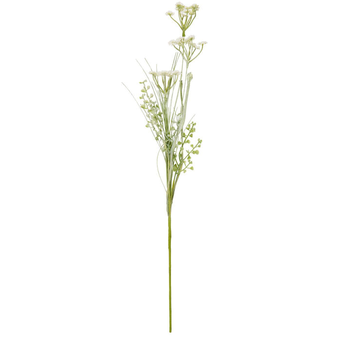 Blomst hvit/grønn