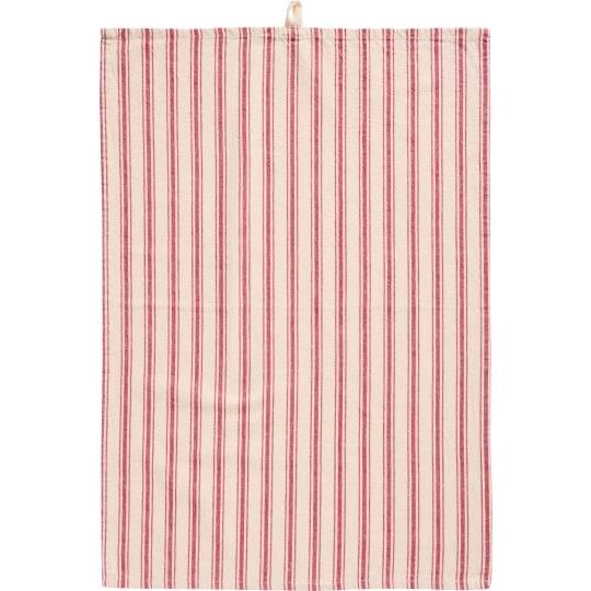 Kjøkkenhåndkle røde striper