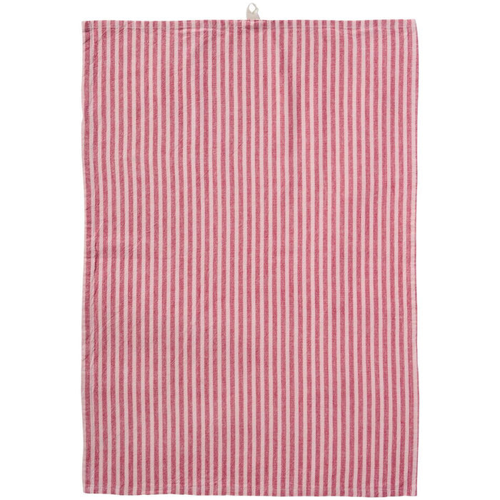 Kjøkkenhåndkle rosa striper