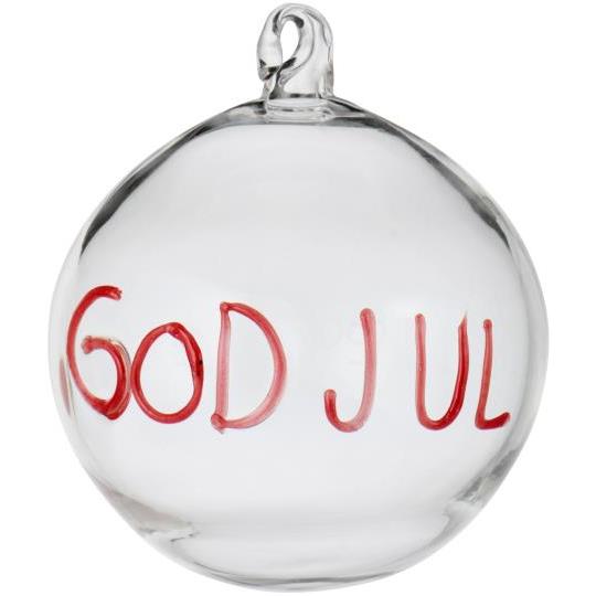 Julekule glass