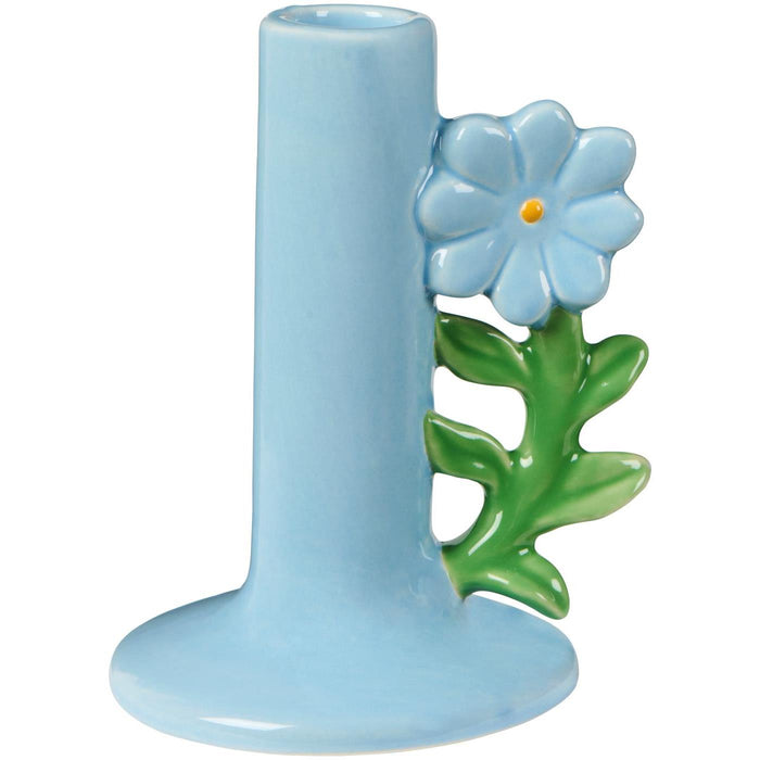 Lysestake med blomst