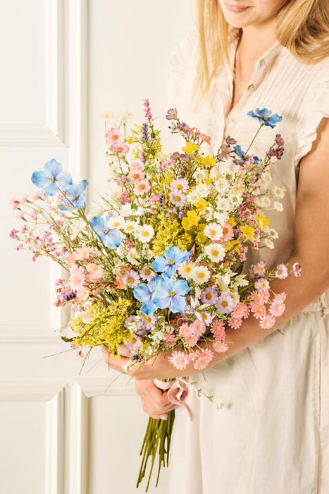 Blomst hvit/gul